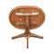 International Concepts Round 36 in Round Top Pedestal Table with 12 in Leaf, 36.1 in H, Distressed Oak, 36 in W, 48 in L K42-36RXT-27B-6B - alternate 6